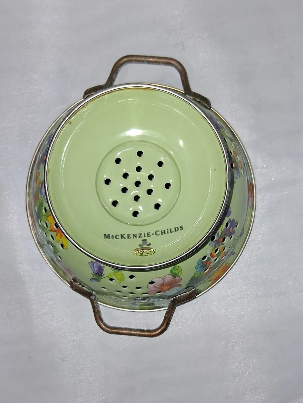 MacKenzie-Childs green Flower Market set - Picture 4 of 16